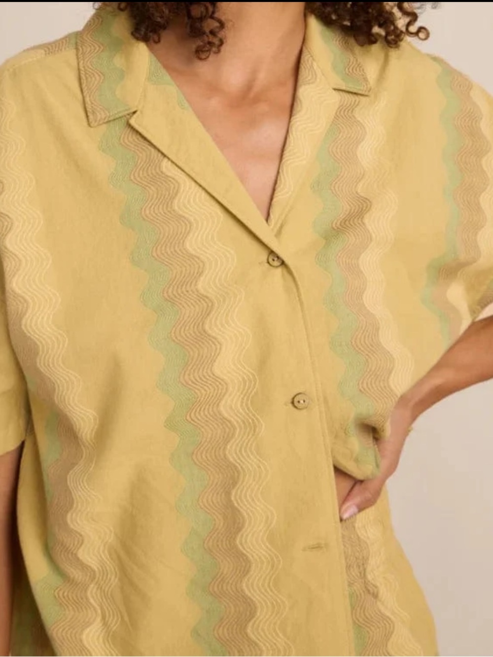 Roark Riviera Button Up Shirt Women’s L NWT